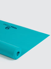 Load image into Gallery viewer, Mandala Yoga Mat - Aqua &amp; Blue
