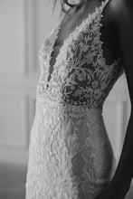 Load image into Gallery viewer, Made With Love - Tommy Lace Beaded - Size 10 Sample Sale Dress
