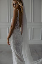 Load image into Gallery viewer, Made With Love - Tommy Lace Beaded - Size 10 Sample Sale Dress
